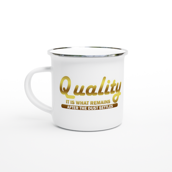 After the dust settles Enamel Mug - QC-Collective