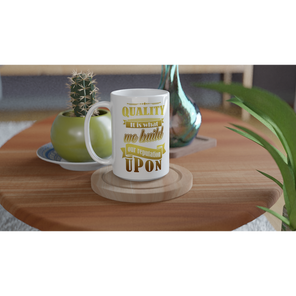 Banner Reputation and Quality 15oz Ceramic Mug